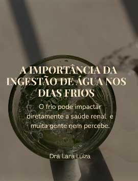 A importância da ingestão de água nos dias mais frios