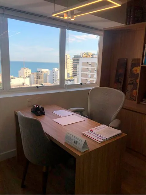 Ambiente do consultório da Dra. Lara Luiza no Leblon — imagem 4